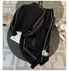 2‑Piece Women’s Set – Autumn 2026 Cardigan Stripe Hoodie + Wide‑Leg Pants