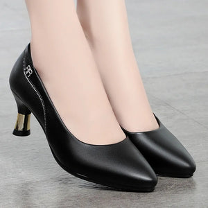Genuine Leather Women's Shoes – Spring Collection