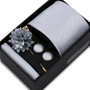 Top-Quality Solid Color Tie Set – The Perfect Touch of Elegance