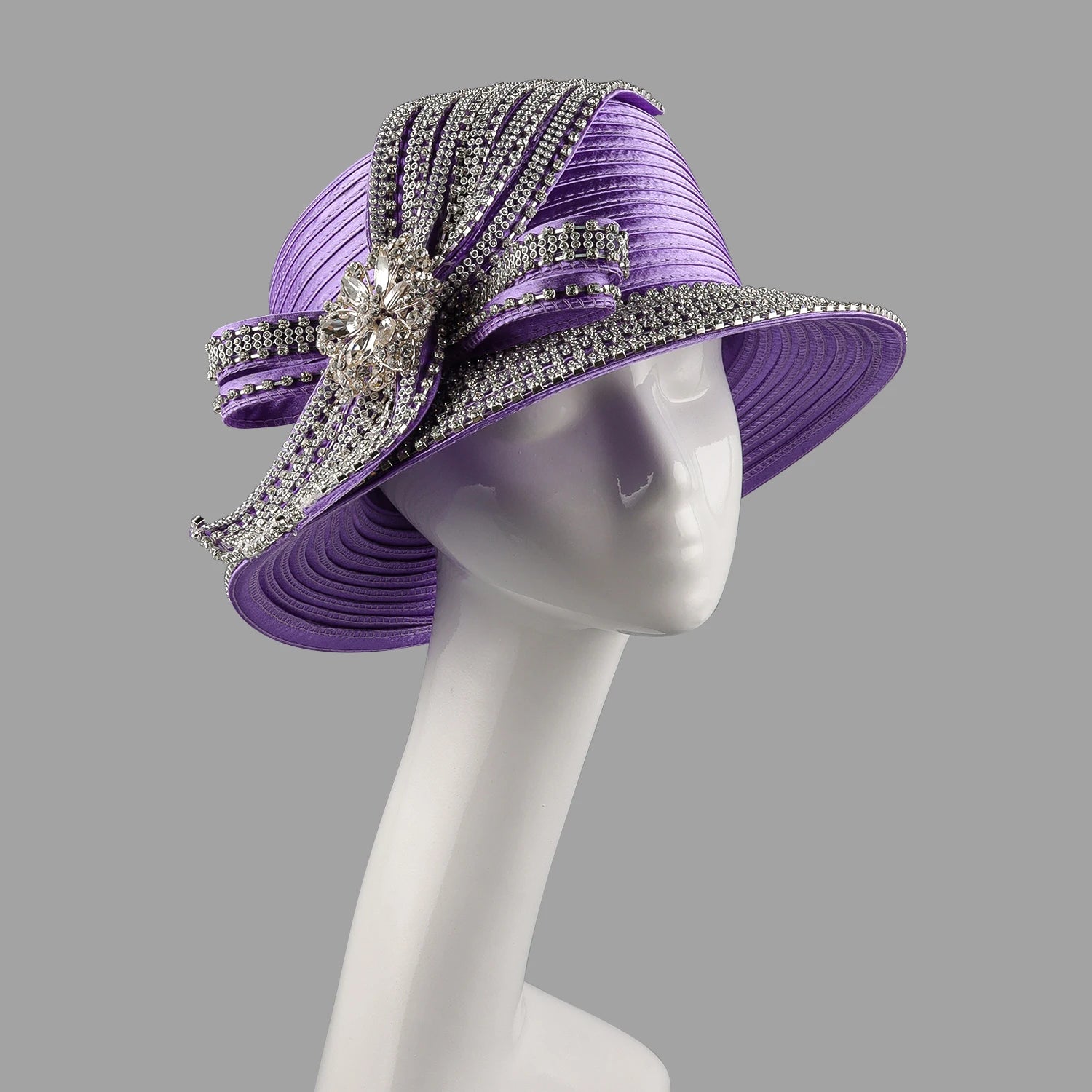 Women’s Satin Sun Hat for Weddings & Special Events