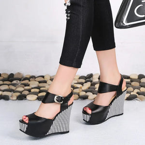 Stylish & Comfy Wedge Sandals for Women – Sizes 11-14