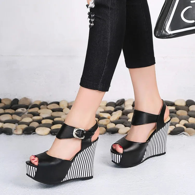 Stylish & Comfy Wedge Sandals for Women – Sizes 11-14