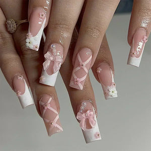 💋 Romantic Red Lips Valentine’s Day Press-On Nails