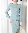 Elegant Sheath Style with Long Sleeves
