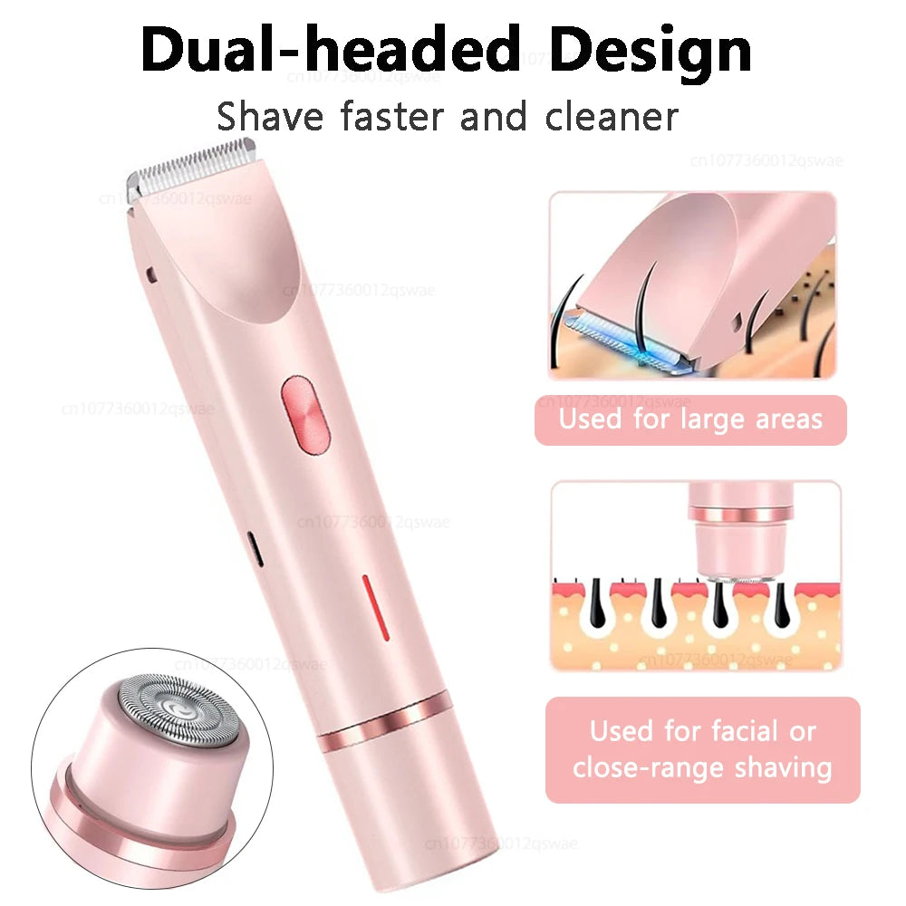 🪄 Women’s 2‑in‑1 Electric Shaver & Epilator – Smooth Skin at Home 💕