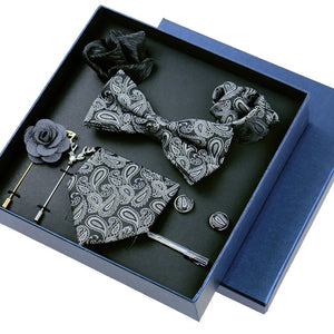 8-Piece Business Blue Tie Gift Set – Elevate Your Style 🎩💙