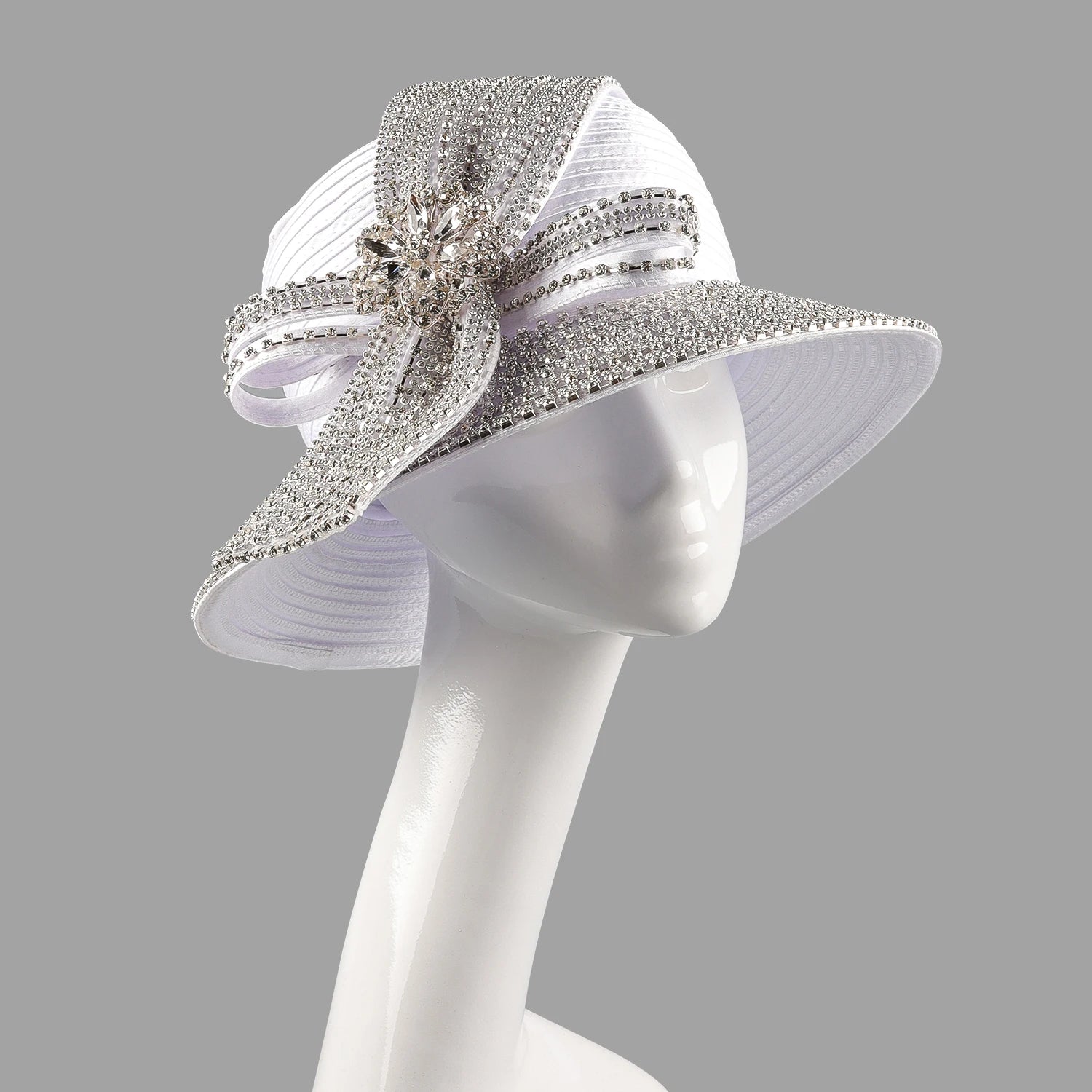 Women’s Satin Sun Hat for Weddings & Special Events