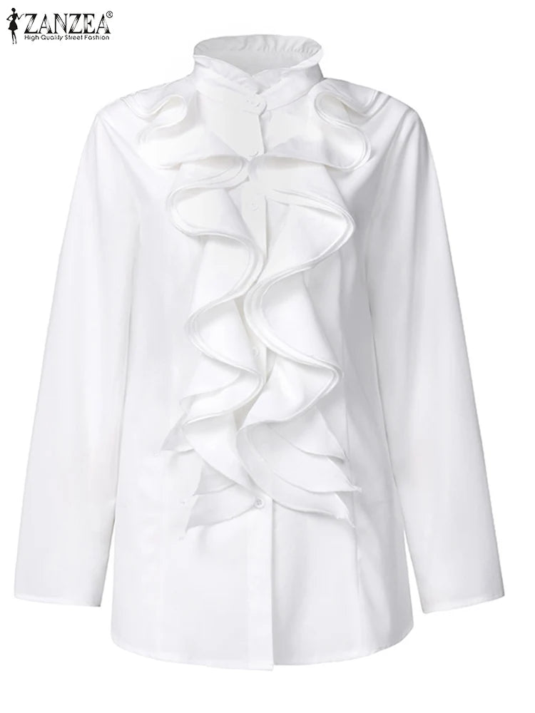 Elegant Ruffle Blouse – Chic & Stylish for Every Occasion