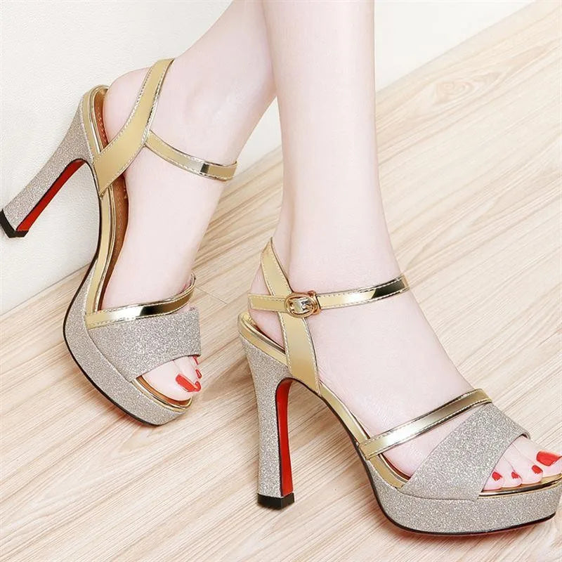Luxury Women's Peep Toe Pumps – Elegant & Sexy High Heels