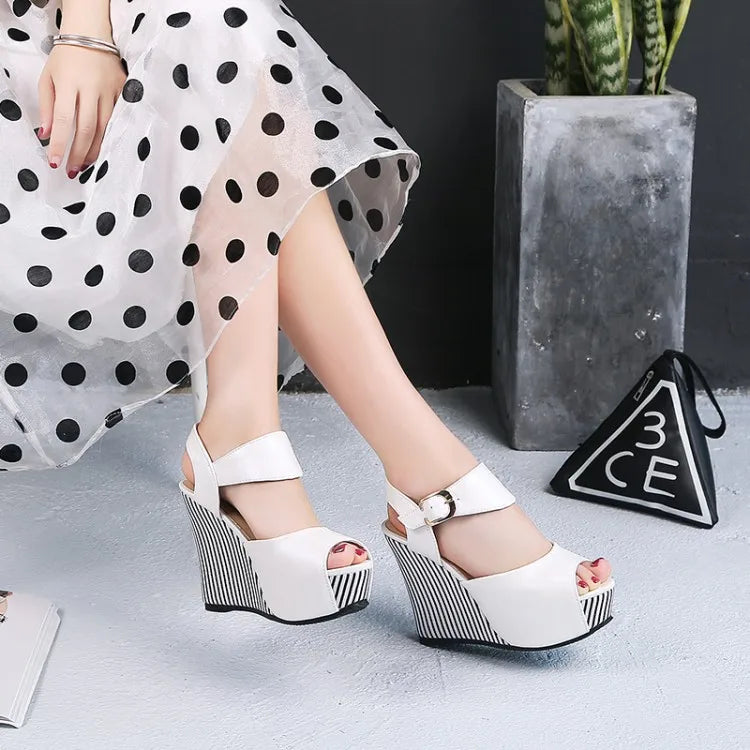 Stylish & Comfy Wedge Sandals for Women – Sizes 11-14