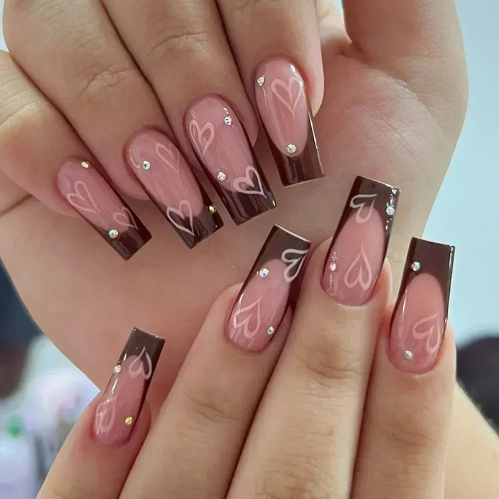 💋 Romantic Red Lips Valentine’s Day Press-On Nails