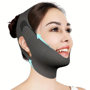 💖 V‑Line Lifting Chin Strap – Reusable Face‑Lift Mask for Women