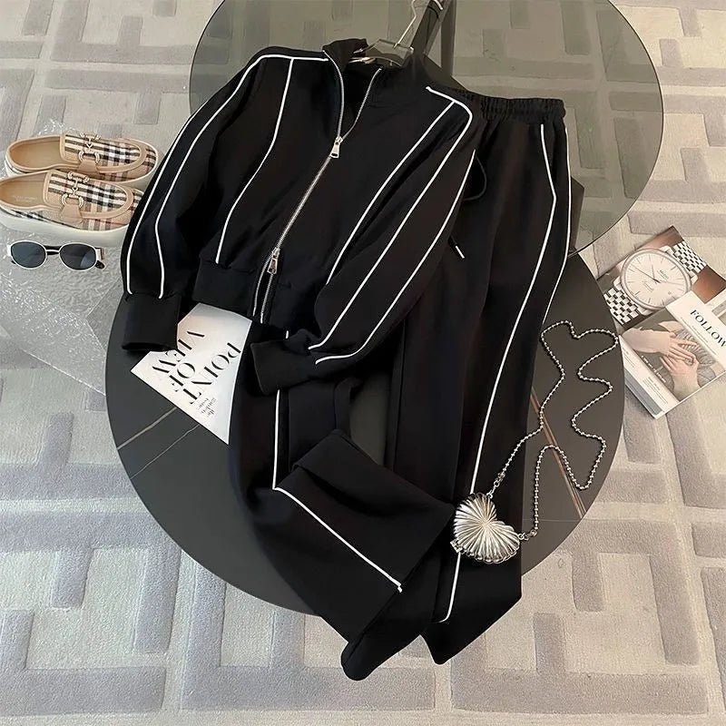💕 Spring & Autumn Women’s Fashion Sports Suit Two-Piece Set
