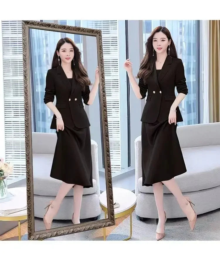 💖 Plus Size Women’s Fashion Two-Piece Dress Set