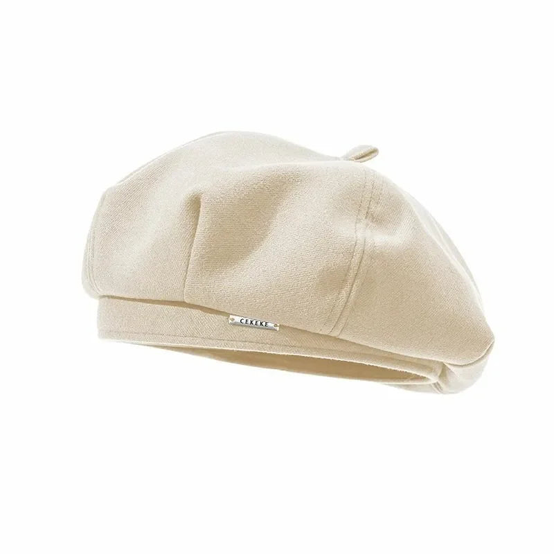 Korean Classic Premium Beret – Lightweight & Stylish for Spring & Autumn