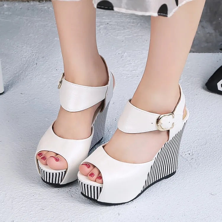 Stylish & Comfy Wedge Sandals for Women – Sizes 11-14