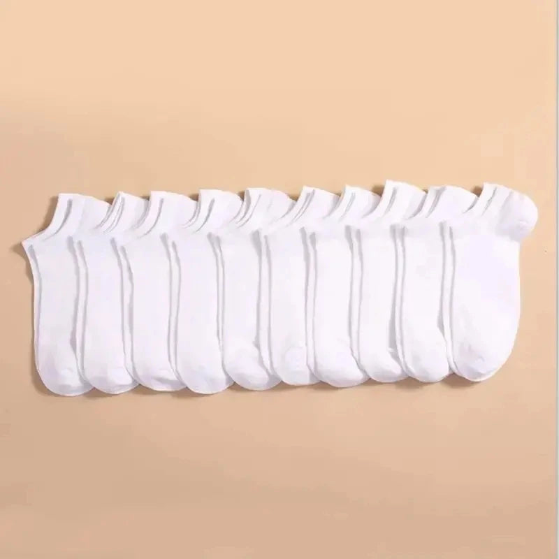 🧦 10/20 Pairs Unisex Low-Cut Boat Socks – Breathable, Comfy & Everyday Ready