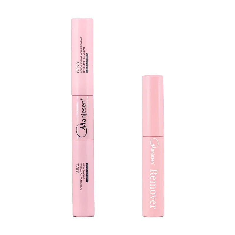 ✨ DIY Lash Extension Kit – Bond & Seal, Remover, Tweezers + Lash Clusters
