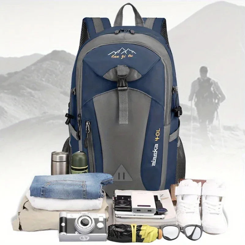 🏕️ 40L Outdoor Hiking & Travel Backpack & School