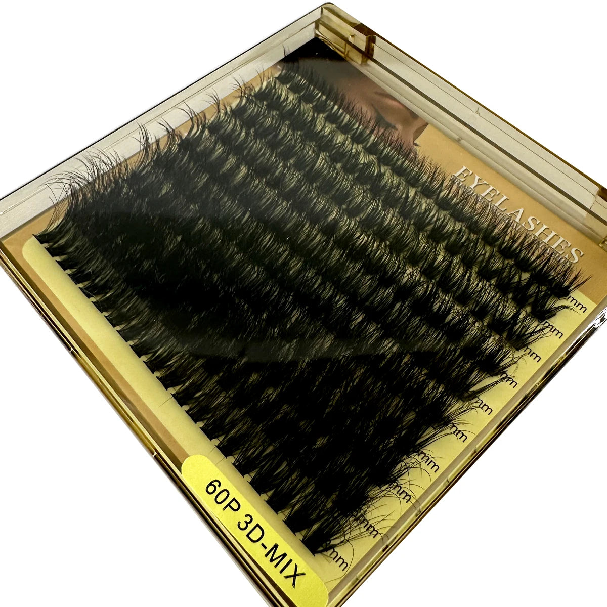 🌟 5D Fluffy Thick Lash Clusters – DIY Eyelash Extension Set (10–18mm MIX, D Curl)