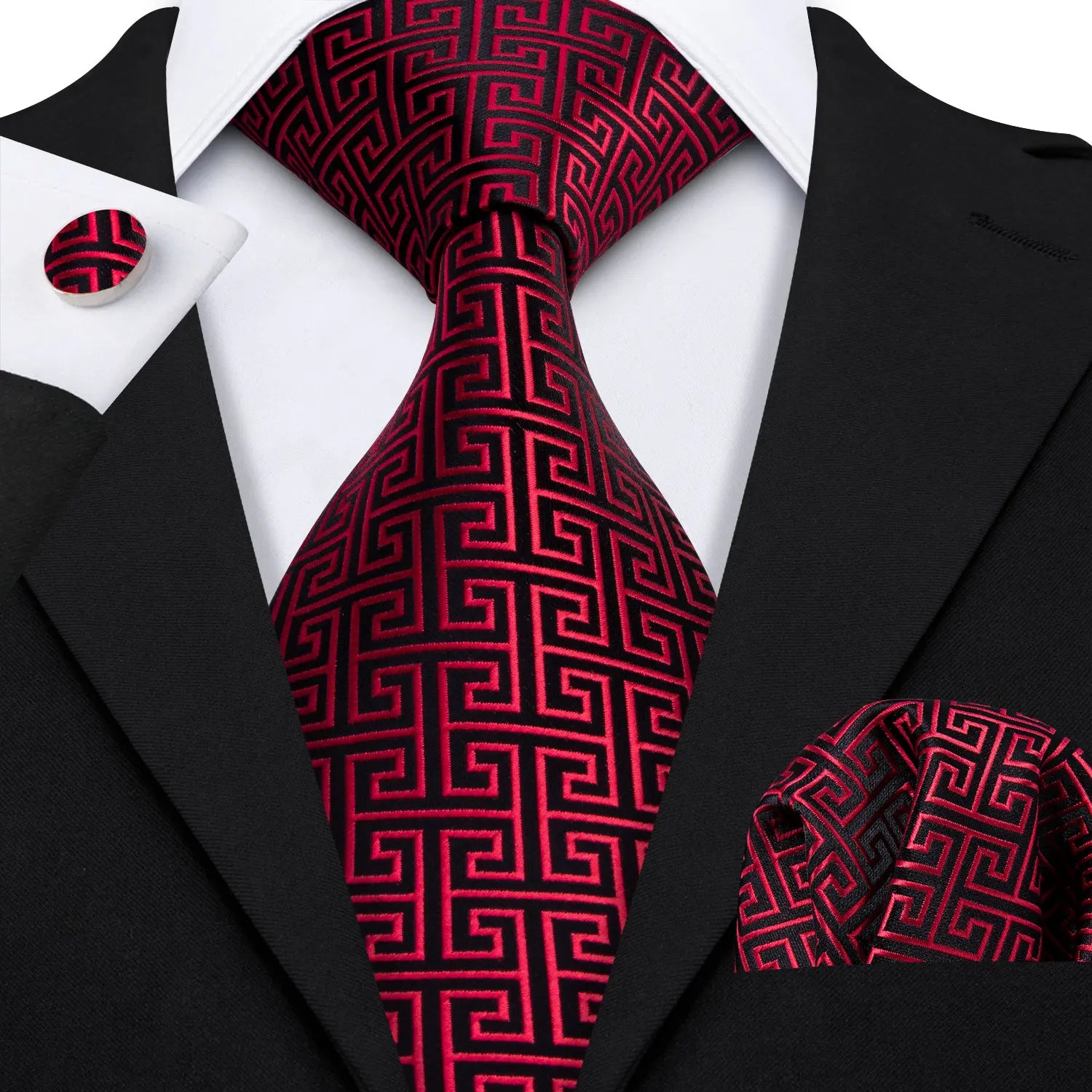 Fashion Teal Novelty Men Tie Set by Barry Wang