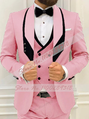 ✨ Latest Black Men’s Formal 3-Piece Suit ✨