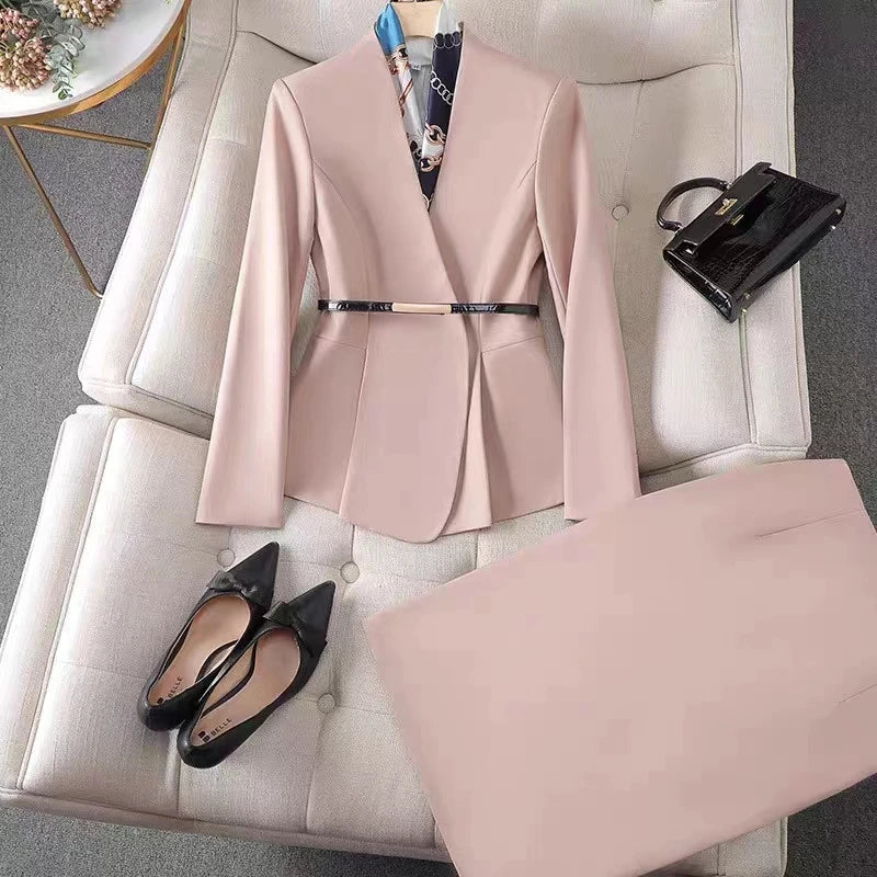 High-End Professional Skirt Suit for Women