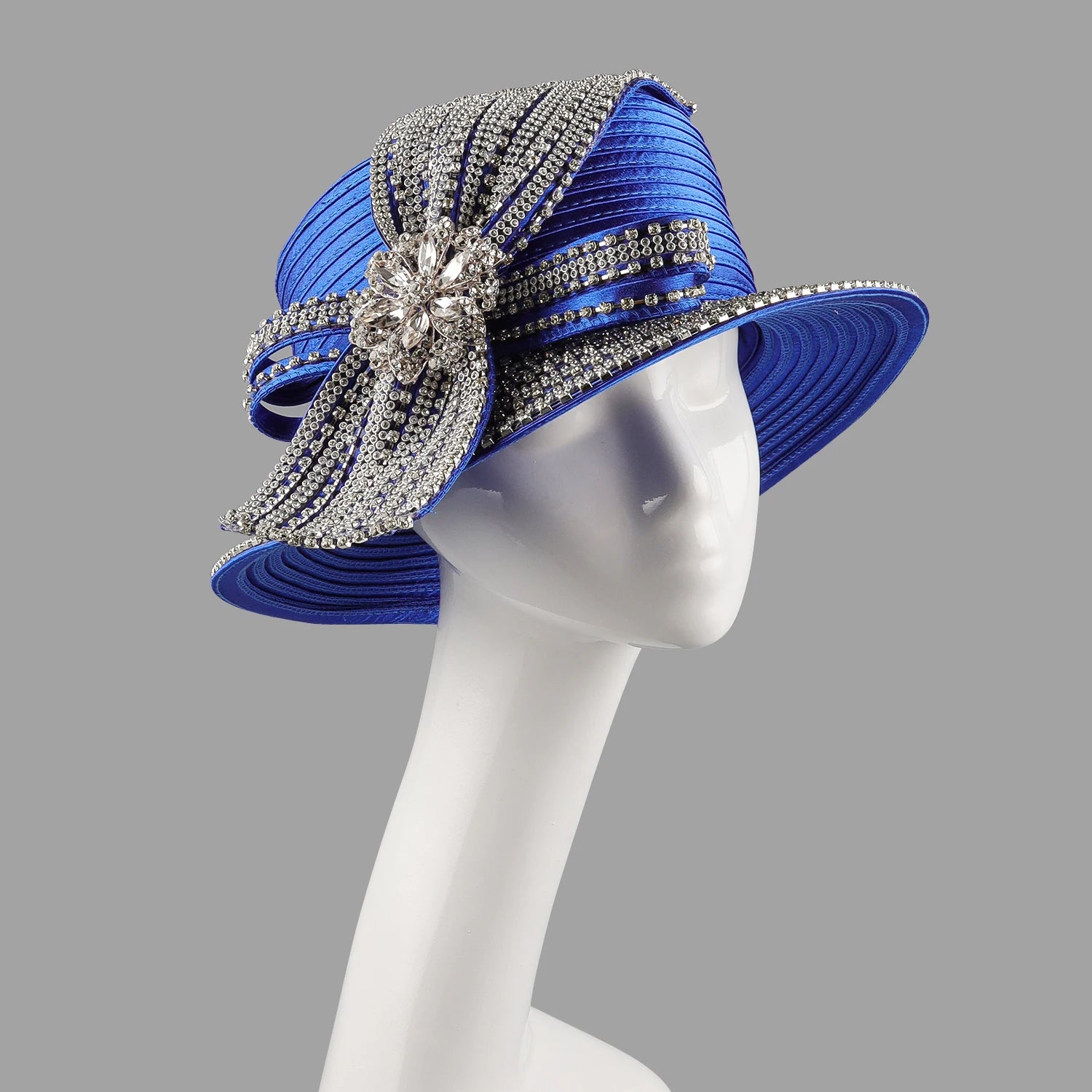 Women’s Satin Sun Hat for Weddings & Special Events