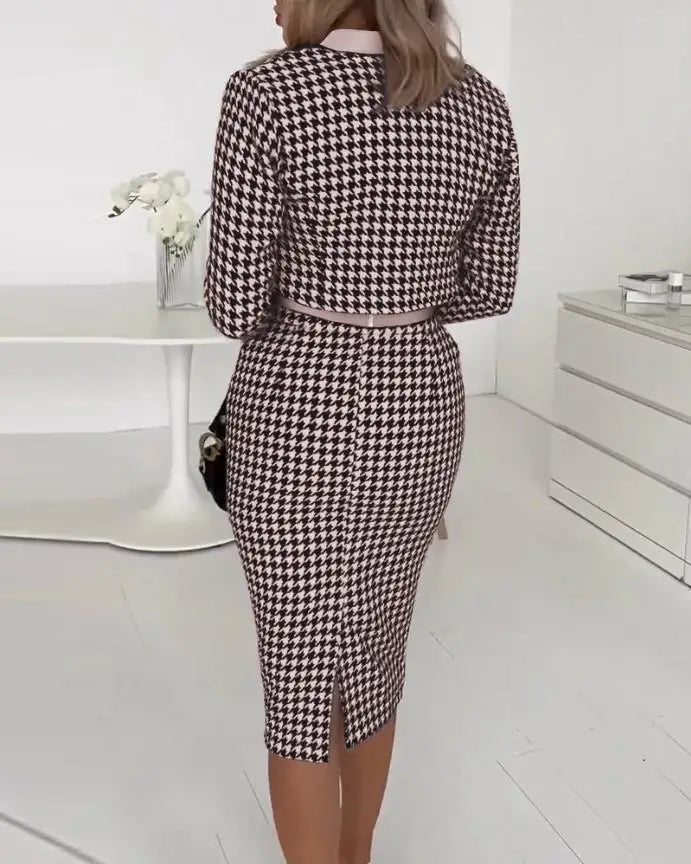 Elegant 3-Piece Set for Women: Autumn/Winter Spaghetti Top, Skirt, and Coat Suit