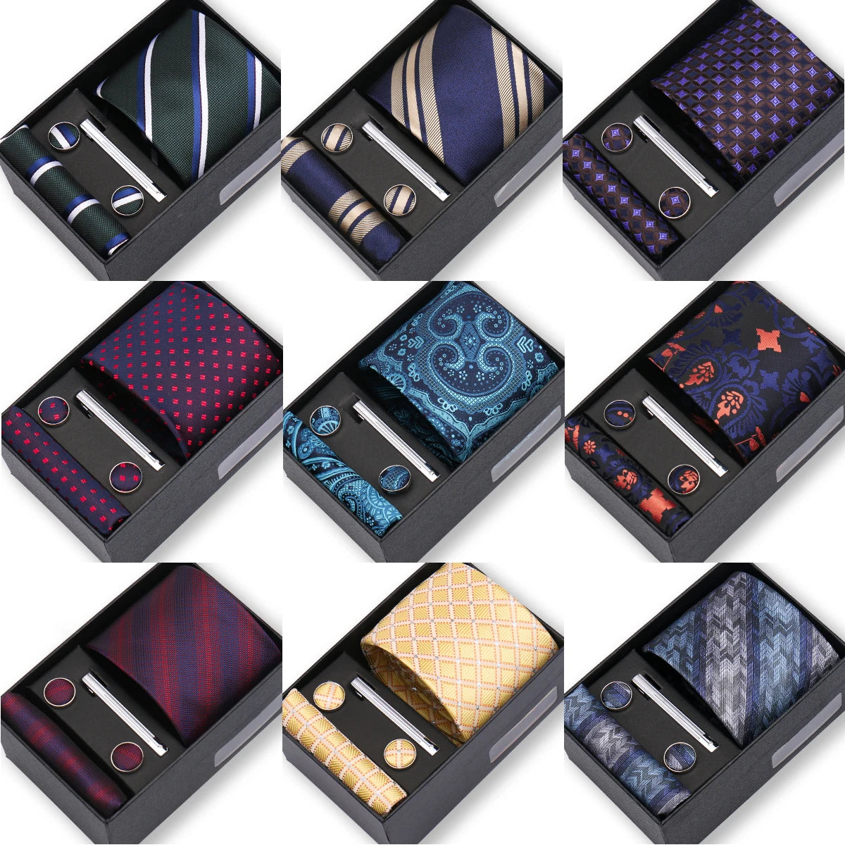 Top Quality 8cm Men's Tie Set