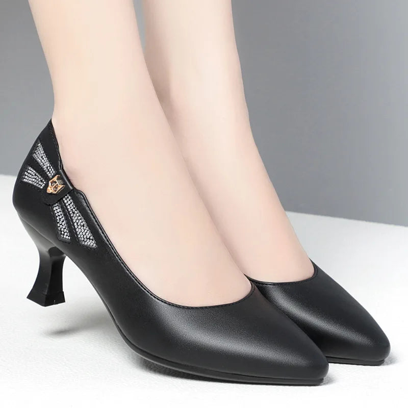 Genuine Leather Women's Shoes – Spring Collection