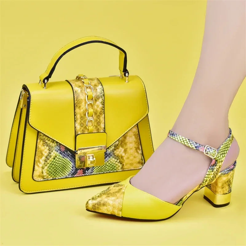 2024 Italian Shoe & Bag Set – Perfect for Luxury & Elegance