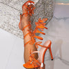 Eilyken Crystal Butterfly-Knot Ankle Strap Sandals ✨🦋