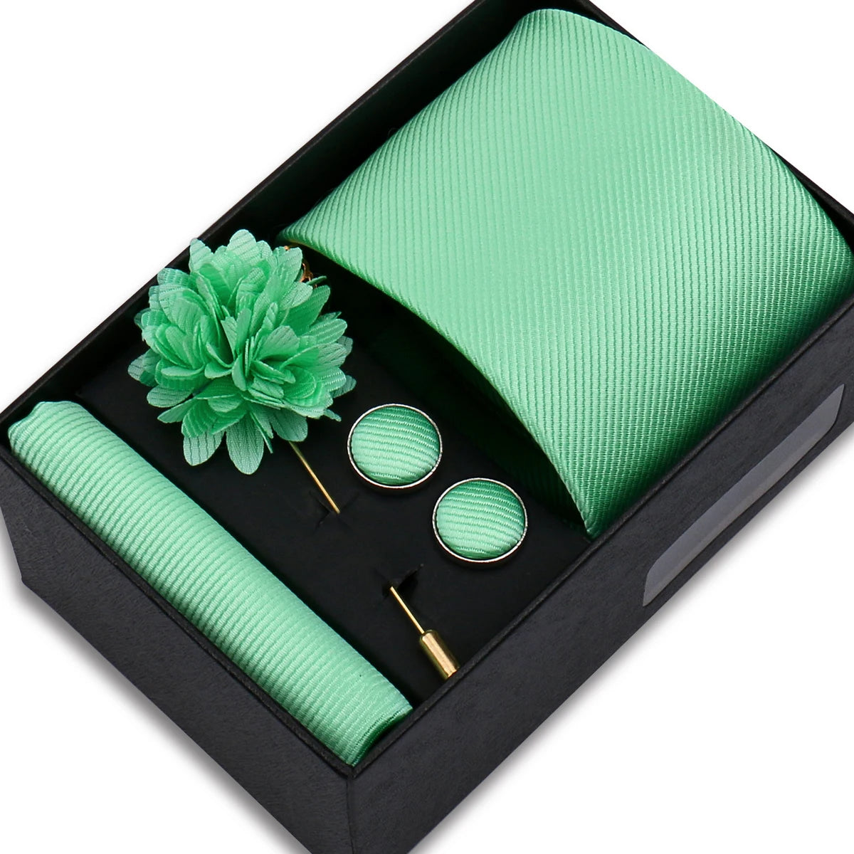 Top-Quality Solid Color Tie Set – The Perfect Touch of Elegance