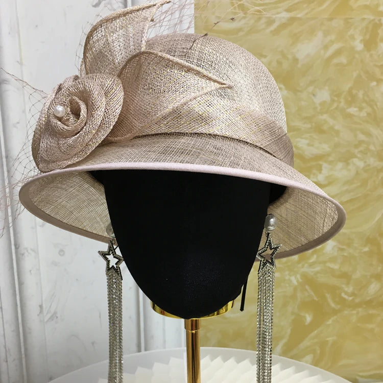 X4138 British Linen Top Hat for Women