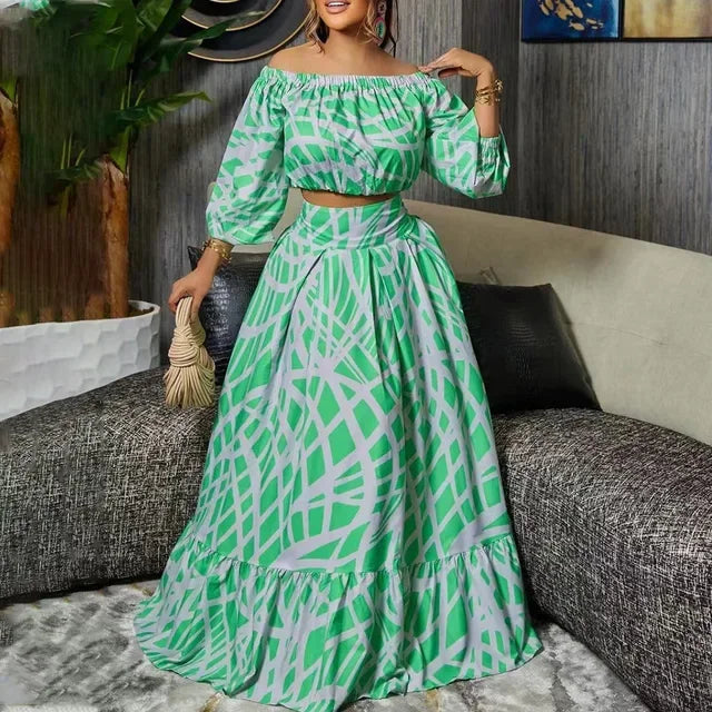 🌸 Boho Luxurious Two-Pieces Set for Women
