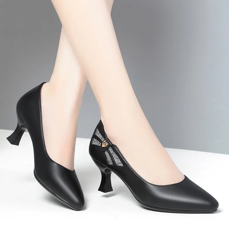 Genuine Leather Women's Shoes – Spring Collection
