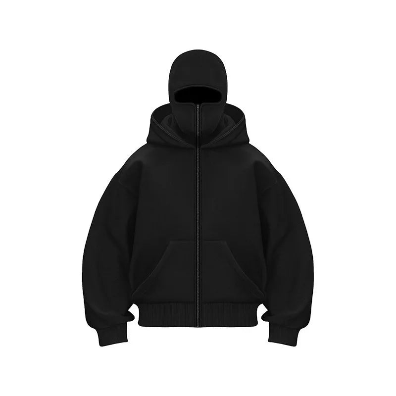 Vintage Y2K Double Hat Sweatshirt – Oversized & Edgy