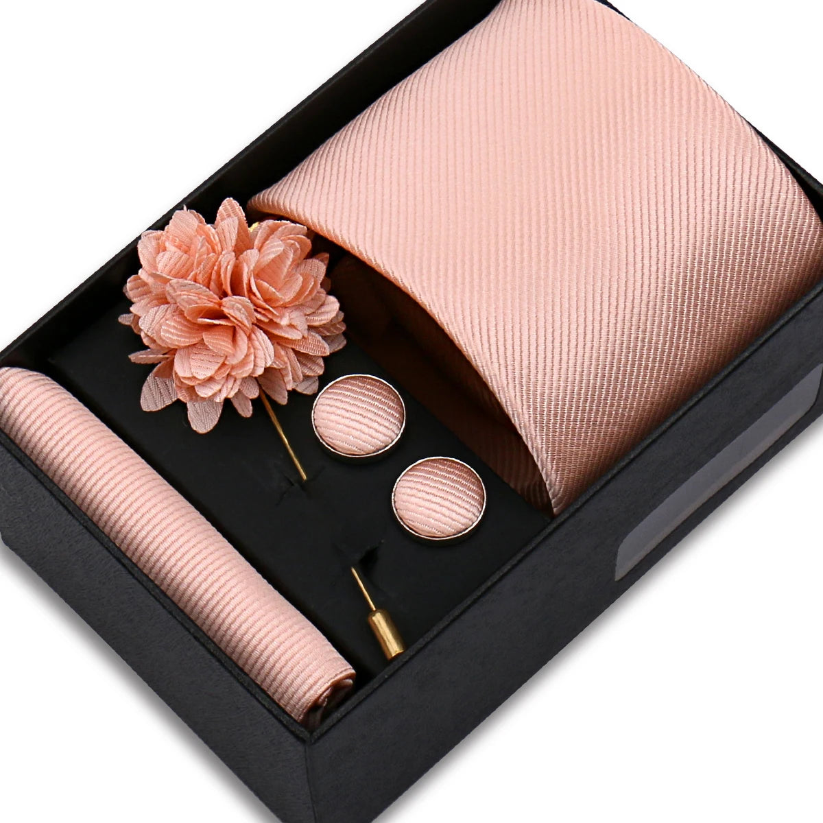 Top-Quality Solid Color Tie Set – The Perfect Touch of Elegance
