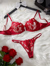 Floral Embroidery Lingerie Set – Elegance Meets Seduction