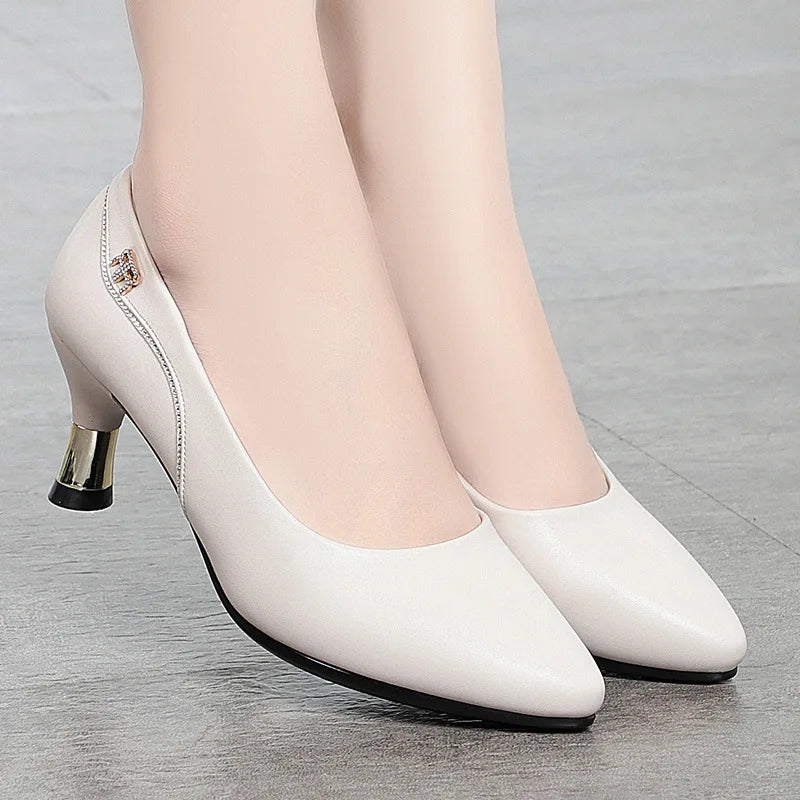 Genuine Leather Women's Shoes – Spring Collection
