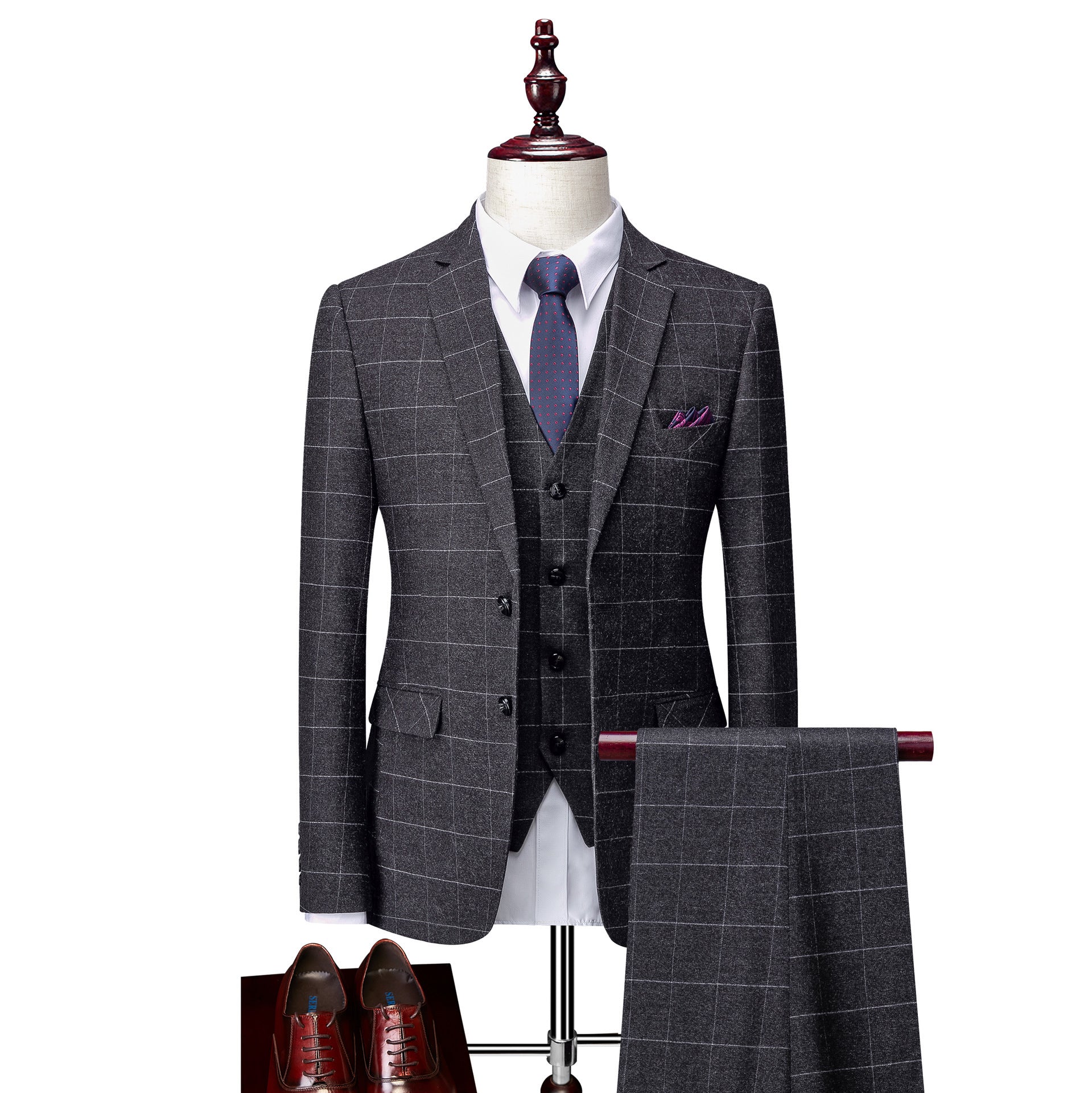 Men's Korean Slim Fit Business & Wedding Suit