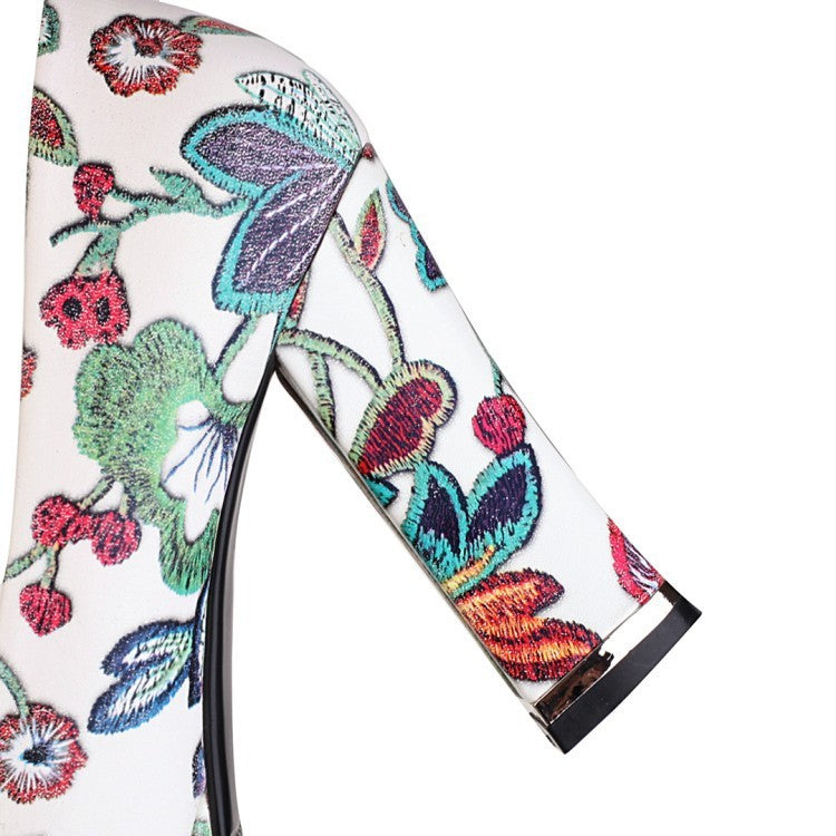 Chunky Heel Fashion Women's Shoes – Perfect for Spring & Autumn